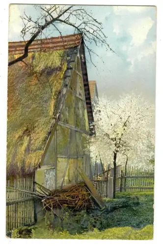 Künstler AK, Frühjahr auf dem Land, DO&N 1570, 30598