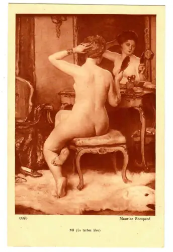 Künstler AK Erotik, Bompard "Nu (la turban bleu)", Salons de Paris, 30525