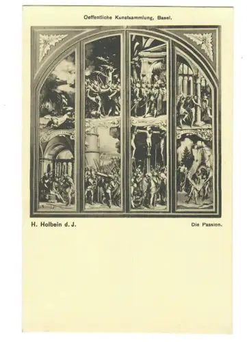Künstler AK Hans Holbein d. J., Die Passion, Ditisheim Basel, 30459