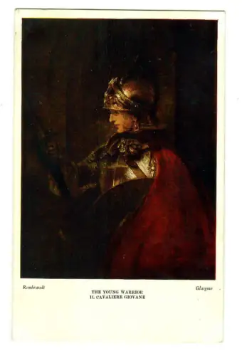 Künstler AK Rembrand, The young warrior 30488