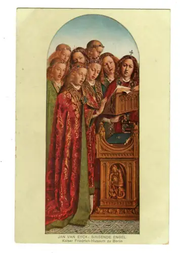 Künstler AK Jan van Eyck: Singende Engel, Julius Bard, 30356
