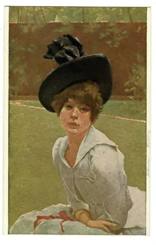 Künstler AK Hugo Frhr. von Habermann: Frühling "Jugend" Postkarte -30278