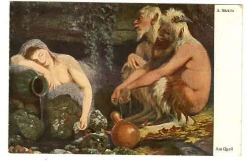 Künstler AK Arnold Böcklin, Am Quell, 30481