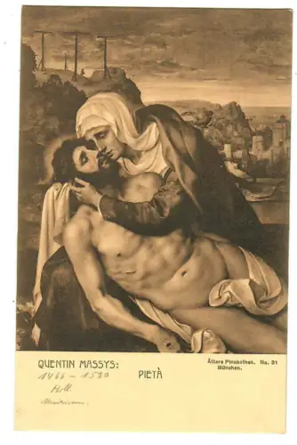 Künstler AK Quentin Massys, Pieta, Percy Hein München, 30434
