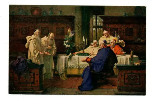 Künstler AK Richard Linderum: Ein Jubiläum, Kloster,  Uvachrom Verlag, 30245