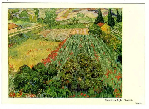 Künstler AK Vincent van Gogh: Mohnfeld, Hanfstaengl, 30326