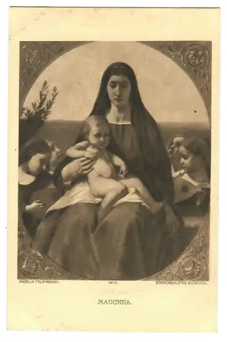 Künstler AK Anselm Feuerbach, Madonna, Percy Hein München, 30431