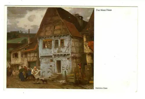 Künstler AK Melchior Kern - Das blaue Haus, Wiechmann, 30147