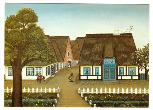 Künstler AK Gerda Becks - Dorfstraße - 30305