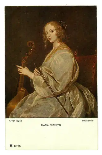 Künstler AK van Dyck: Maria Ruthven, Ackermann, 30075