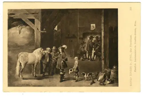 Künstler AK David Teniers der Jüngere, Der Pferdekauf, Löwy Wien, 30443