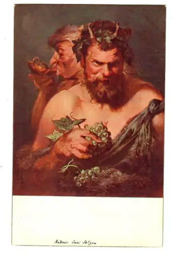 Künstler AK Rubens, Zwei Satyren, 30491
