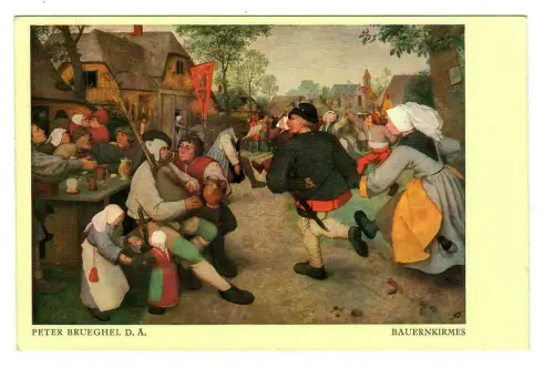 Künstler AK Peter Brueghel D.A.: Bauernkirmes, Verlag Julius Bard Wien, 30191