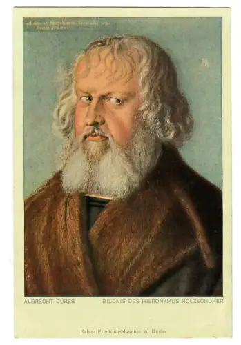 Künstler AK Albrecht Dürer: Hieronymus Holzschuher, Julius Bard, 30354