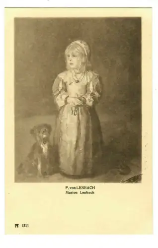 Künstler AK Franz v. Lenbach: Marion Lenbach, Serie 90/91-1311 Ackermann, 30059