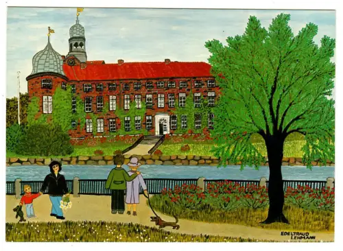 Künstler AK Lehmann: Deutsche Landschaften, Spaziergang Eutiner Schloßpark,30313