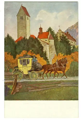 Künstler AK Eugen Ludwig Höß: Rauhenzell im Allgäu - "Jugend" Postkarte -30273