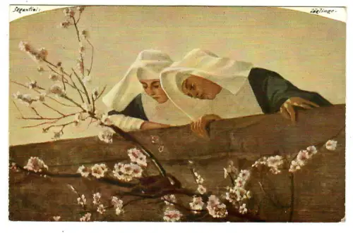 Künstler AK Giovanni Segantini, Die Zöglinge, 30475