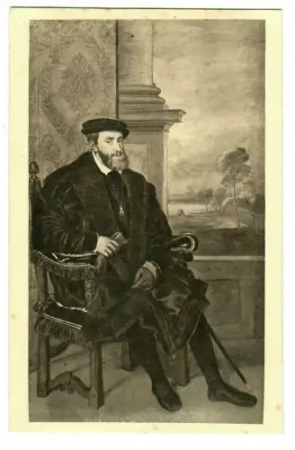 Künstler AK Tiziano Vecelli, Karl V. ,  Ackermann, 30072