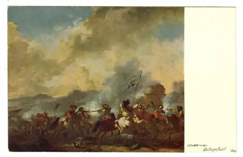 Künstler AK Philips Wouwerman: Reitergefecht, Julius Bard, 30343