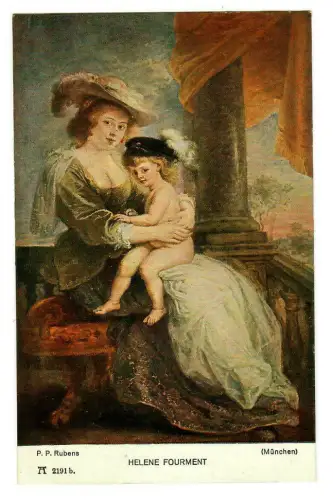 Künstler AK Rubens: Helene Fourment, Ackermann, 30077