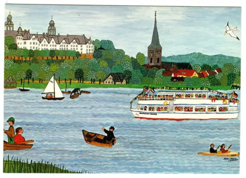 Künstler AK E. Lehmann: Deutsche Landschaften, Am großen Plöner See, 30336