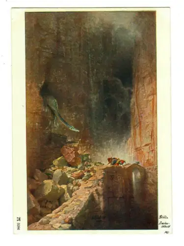 Künstler AK Arnold Böcklin: Die Drachenschlucht, Ackermann, 30216