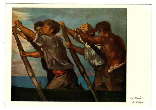 Künstler AK Hans von Marées: Die Ruderer, Piper, 30334