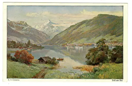 Künstler AK E. T. Compton: Zell am See, Wiechmann - 30375