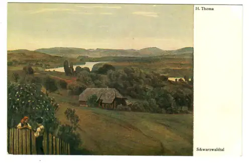 Künstler AK Hans Thoma, Schwarzwaldtal, 30482