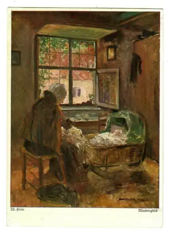 Künstler AK Walter Firle: Mutterglück, Wiechmann Bildkarten 7283, 30184