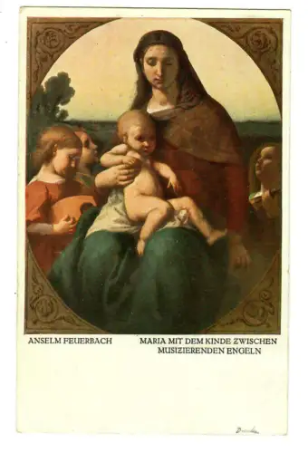 Künstler AK Anselm Feuerbach: Maria mit dem Kinde, Julius Bard, 30346