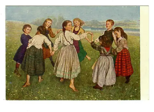 Künstler AK Hans Thoma: Kinderreigen, Seemann, 30201