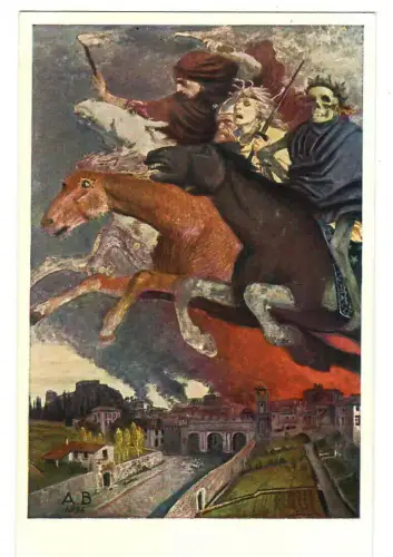 Künstler AK Arnold Boecklin: Der Krieg, 30647