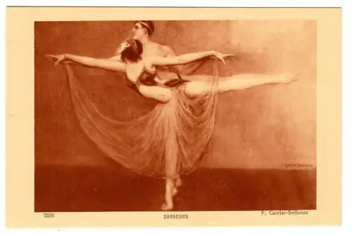 Künstler AK P. Carrier-Belleuse "Danseurs", Salons de Paris, 30542