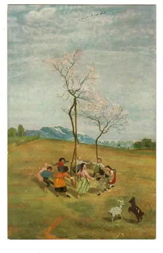 Künstler AK Hans Thoma: Frühling, Bruckmann - 30409