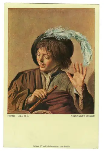 Künstler AK Frans Hals d. Ä.: Singender Knabe, Julius Bard, 30352