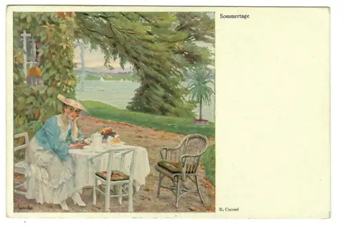 Künstler AK Edwart Cucuel: Sommertage, Wiechmann - 30376