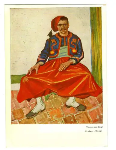 Künstler AK Vincent van Gogh: Der zuave Milliet, Hanfstaengl, 30325