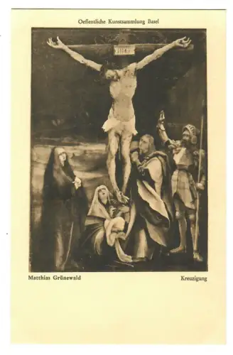 Künstler AK Matthias Grünewald, Kreuzigung, Frobenius Basel, 30452