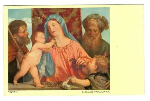Künstler AK Tizian: Kirschenmadonna, 30622