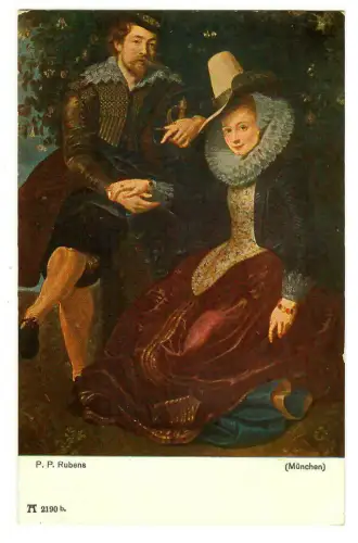 Künstler AK Rubens: Selbstbildnis mit erster Frau, Ackermann, 30076