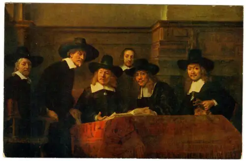 Künstler AK Rembrandt, Die Staalmeesters, Seemann Leipzig, 30469