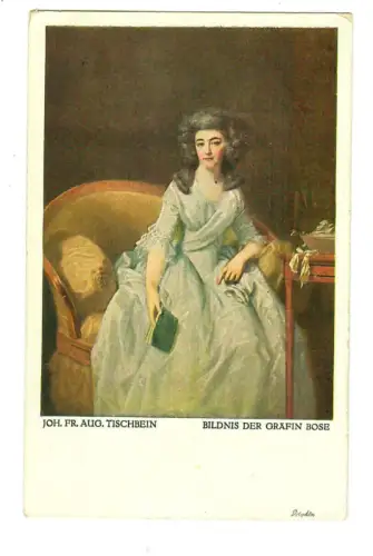 Künstler AK Johann Friedrich August Tischbein: Bildnis der Gräfin Bose, 30646