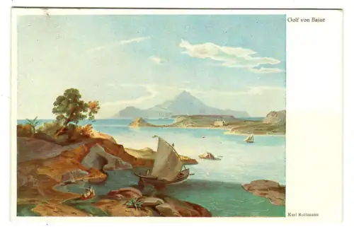 Künstler AK Karl Rottmann: Golf von Bajane, Wiechmann - 30368
