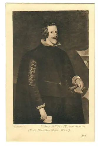 Künstler AK Diego Velazquez, Bildnis Philipps IV. von Spanien, Löwy Wien, 30439