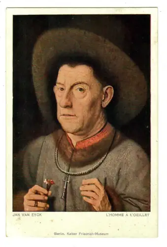 Künstler AK Jan van Eyck: L’ Homme à l’Oeillet , 30629