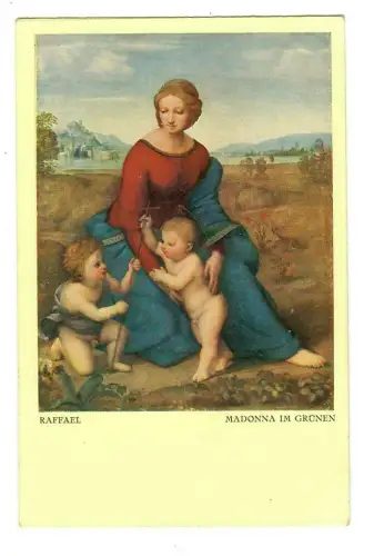 Künstler AK Raffael: Madonna im Grünen, Verlag Julius Bard Wien, 30189