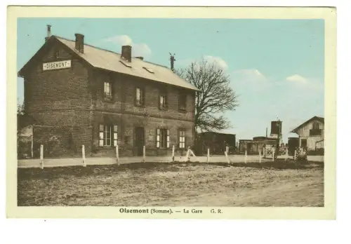 AK Oisemont (Somme) La Gare - Frankreich, 101120