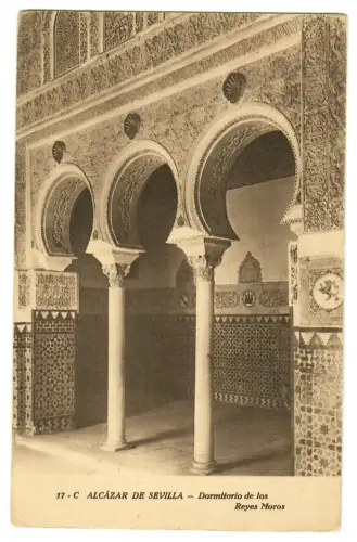AK Sevilla, Alcázar-Palast, Dormitorio de los Reyes Moros , 10930